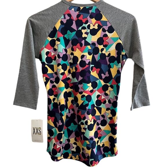 Disney Minnie Mouse LuLaRoe Women’s XXS Randy style top NWT - Picture 3 of 8